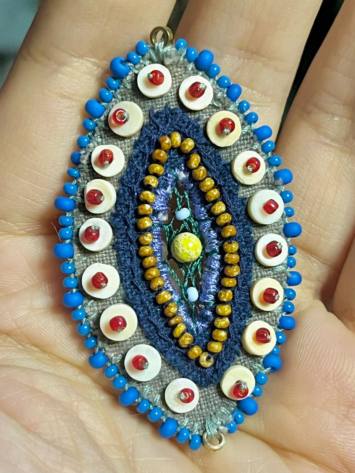 Handcrafted Sterling Silver Blue Stone Evil Eye Earrings – Mystical Protection, Artisan Craftsmanship」