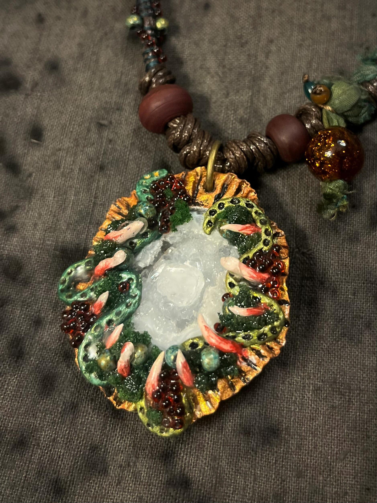 Handcrafted Tribal Beaded Necklace – Ancient Mystique, Modern Edge」