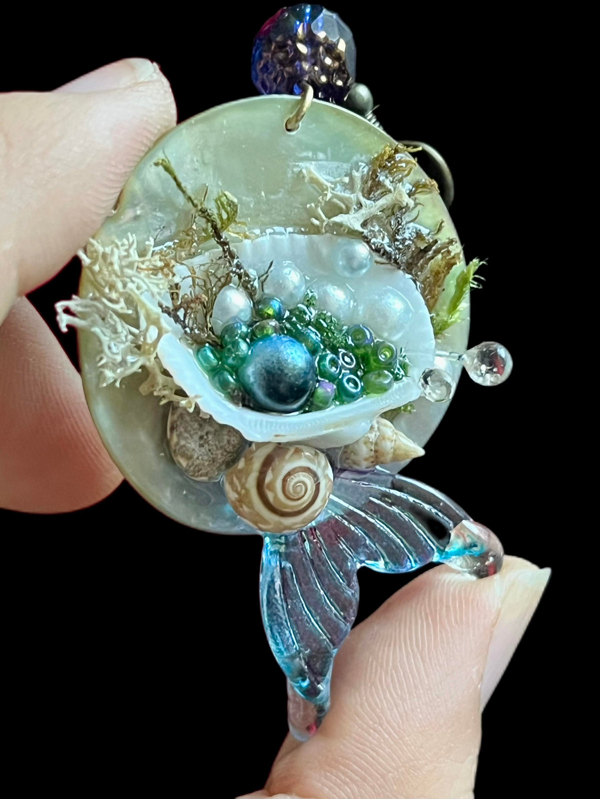 Deep Sea Mermaid Princess Shell Earrings – Enchanted Ocean Adornments」