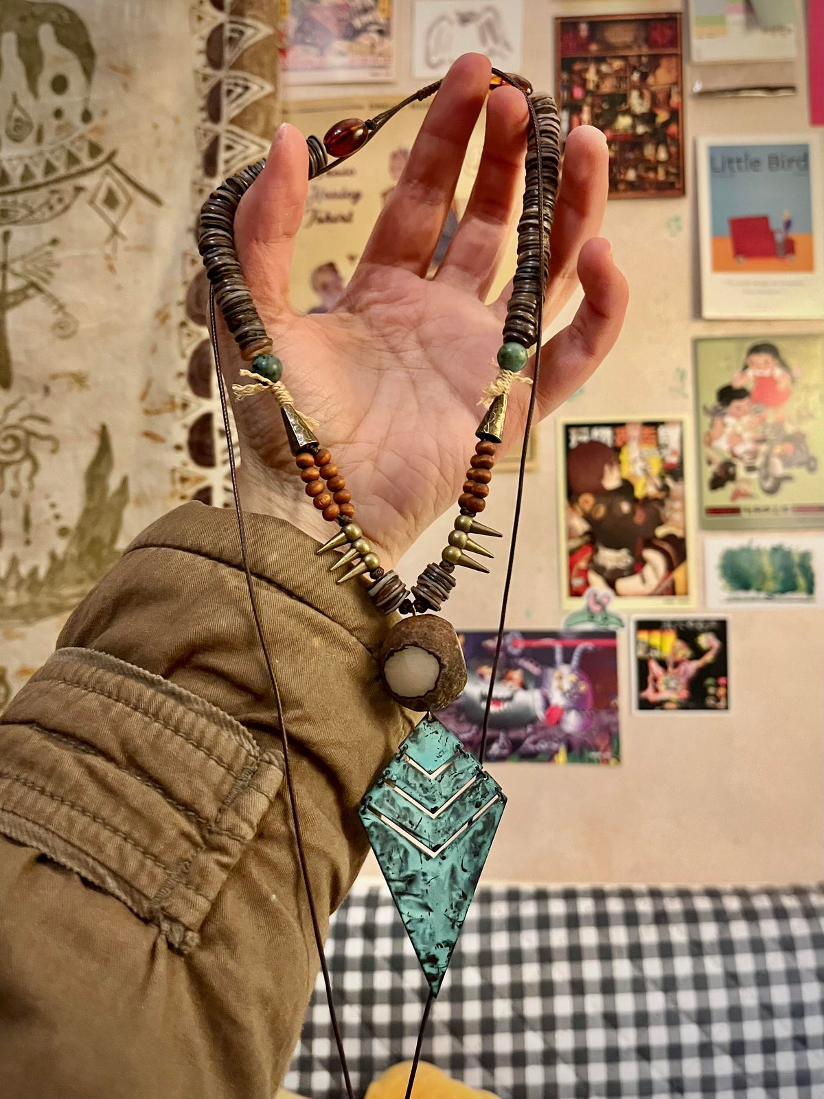 Tribal Metal Odyssey Hand-Forged Bead Earrings – Raw Artisan Edge