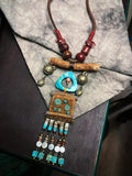 Nomadic Windchime Necklace – Tribal Prairie Dreamcatcher