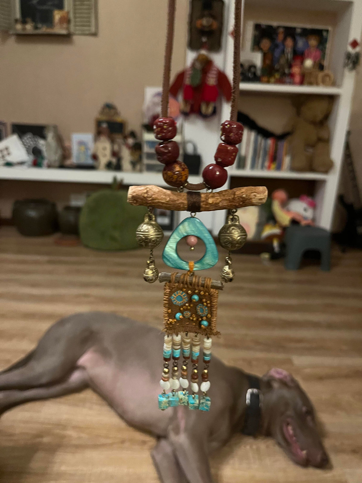 Nomadic Windchime Necklace – Tribal Prairie Dreamcatcher